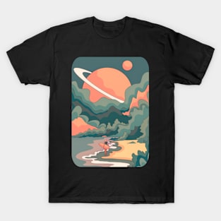 space beach T-Shirt